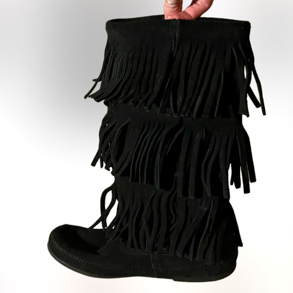 3-Layer Fringe Boots